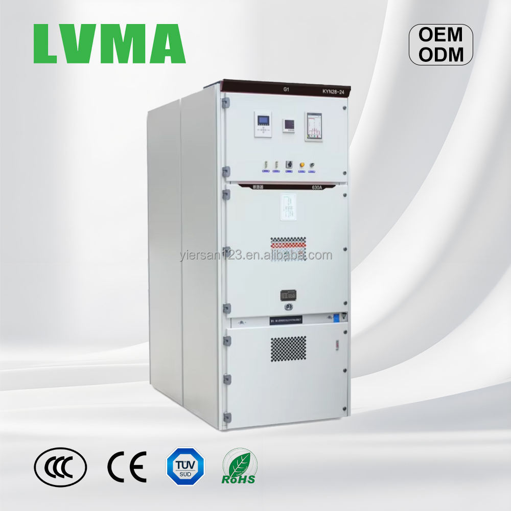 7.2-7.5kV Medium-Voltage Stainless Steel Switchgear Metal Sealed IP66 Air-insulated Switchgear AIS for Power Distribution OEM