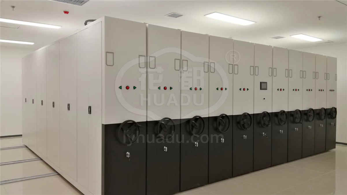 Storage Filing System Smart Movable Archive Galvanized Rack Mobile Compact Shelving Tracking System for Storage