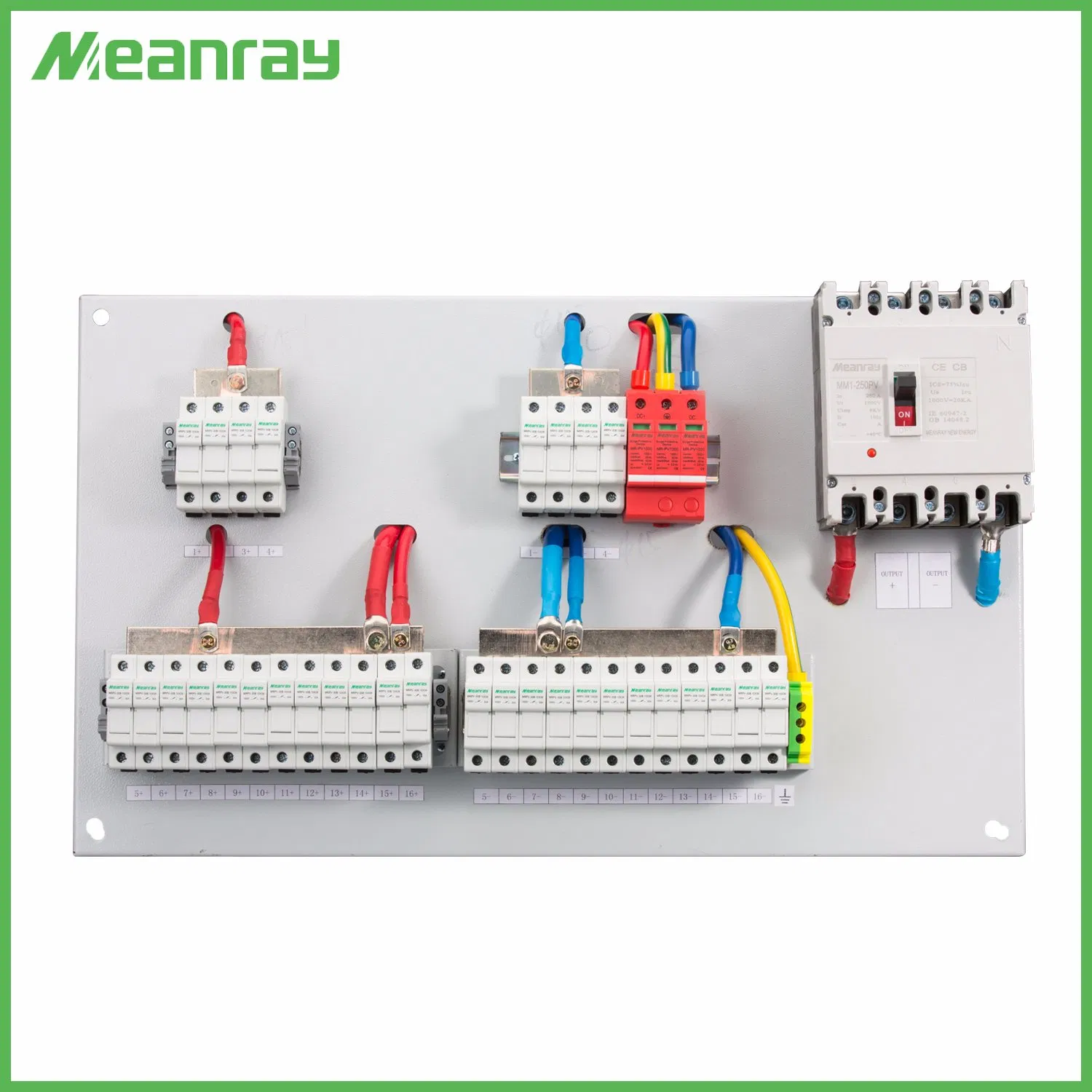 Solar Combiner Box 6 Into 1 1000V DC Photovoltaic Array Junction Box