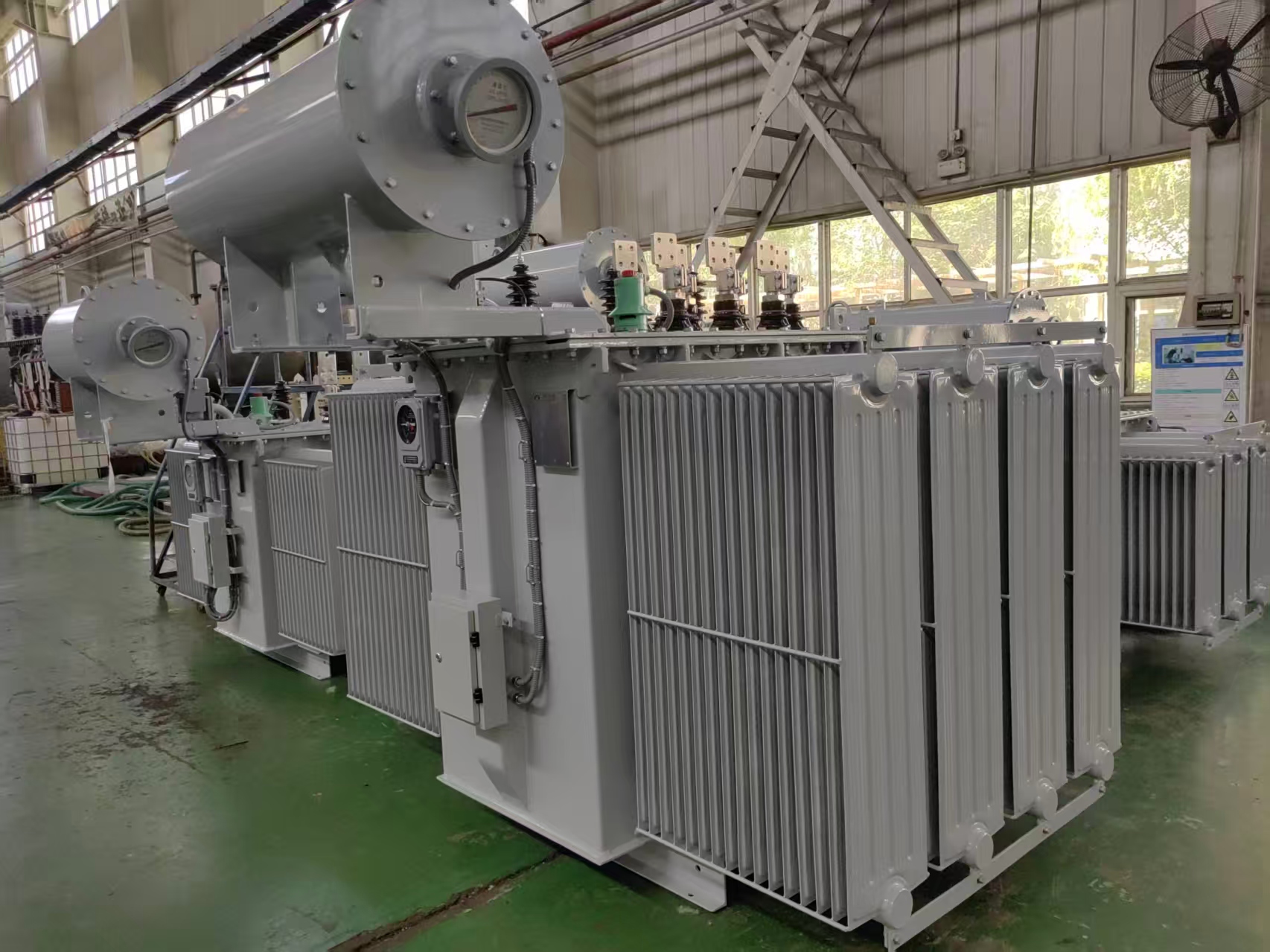 Renewable-ready Step-up Three-phase Power Transformer with Compact Weather-proof Design for Wind and Solar Farm Integration