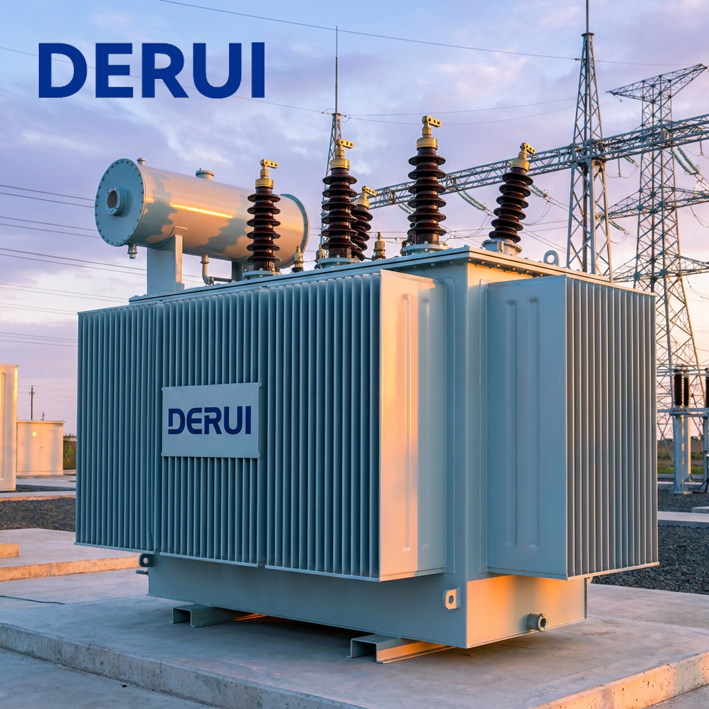 Reliable 3 Phase Oil-filled Power Transformer S13 Low Loss Energy Saving Copper/Aluminum Winding 415V 6KV Outdoor Substation