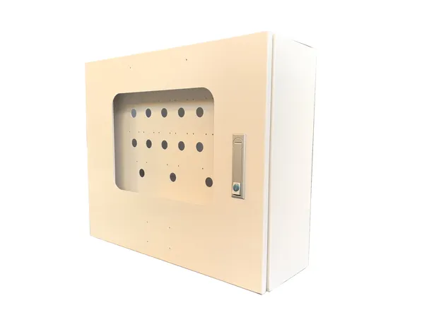 Double Open Door Electrical Panel Interior