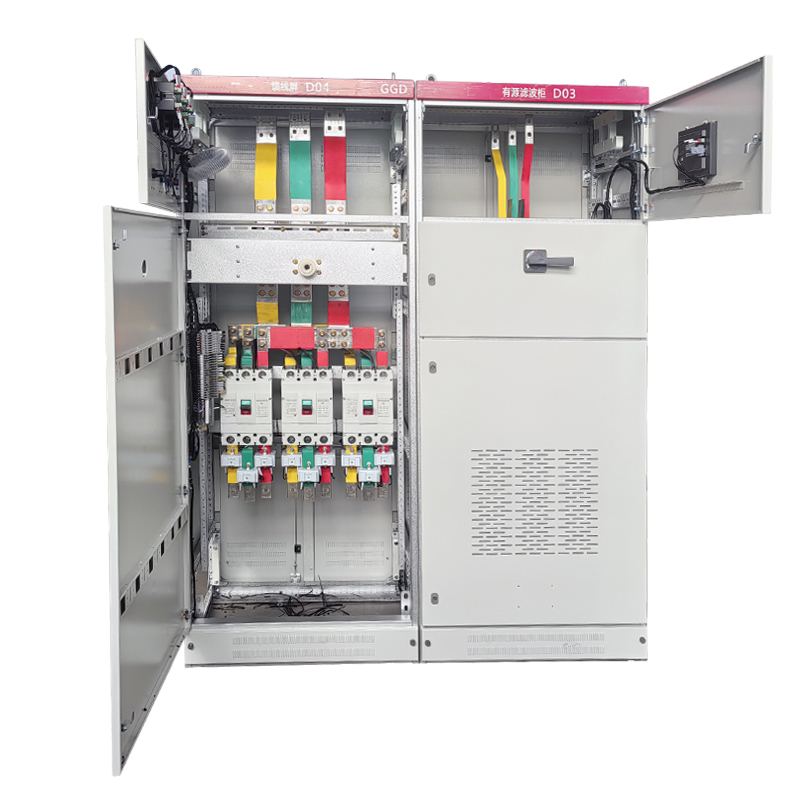 GGJ Low Voltage Complete Metal Distribution Cabinet IP40 HV&amp;MV Switchgear with Intelligent Reactive Power Compensation Device