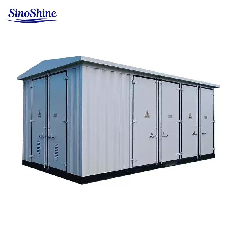 SinoShine Wind Turbine Step Up Box Transformer 10KV 1250KVA Three Phase Outdoor Compact Substation