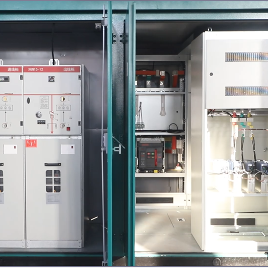 Solar Wind Power Step up Transformer Substation Photovoltaic PV Grid Connected Combiner Unit