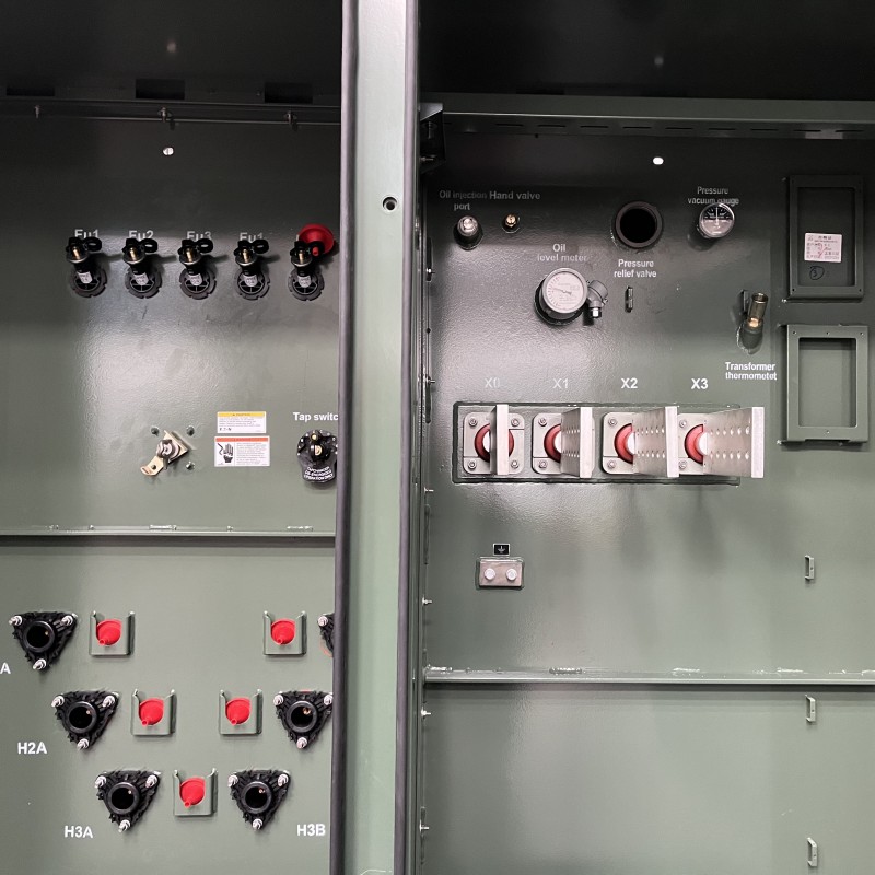 American Distribution 3 Phase Padmounted Transformers Substation 1250 KVA 1600kVA 630kVA 13kV 30 KV Compact Power Transformer