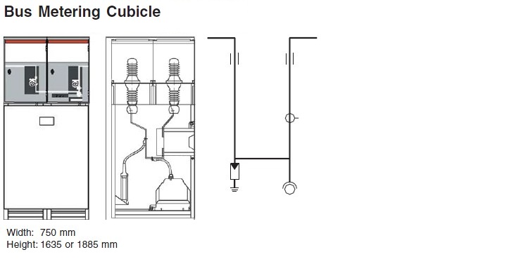 22kV Air Insulated Switchgear AIS Air Insulated SM6 with SF6 Load Break Switch Ring Main Unit