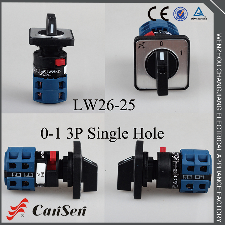 LW26-25 Manual Low Voltage Switchgear 0-1 3P CE Certified Emergency-Off Switch Product Category Switches
