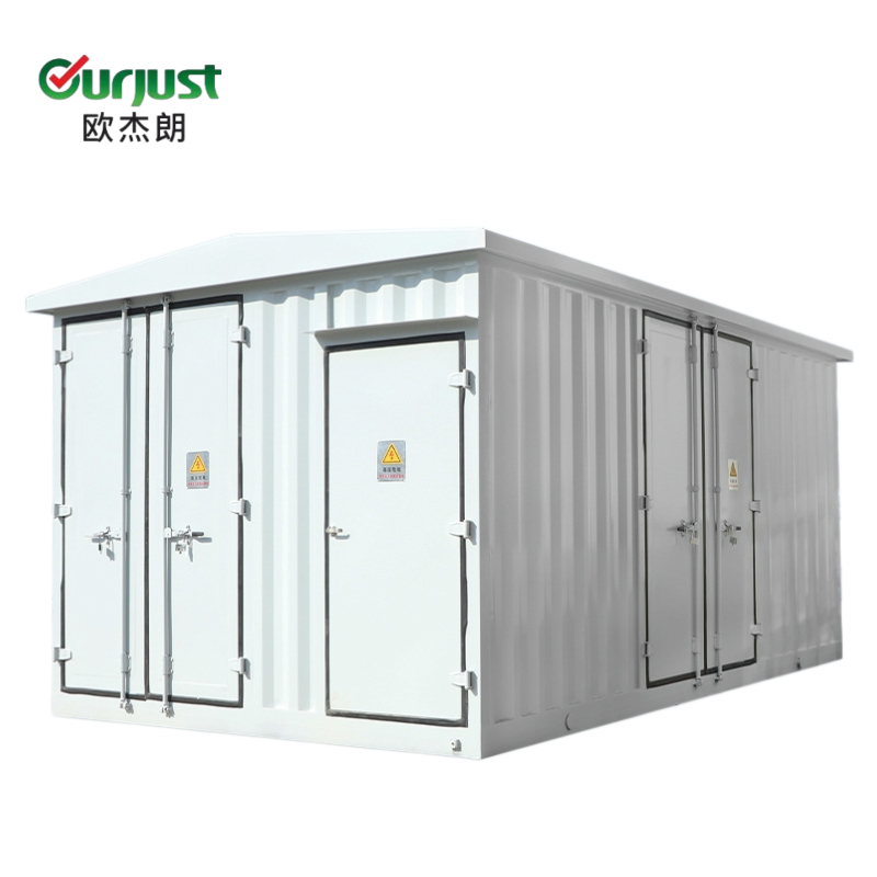 EV Charging Compact Substation 1600kVA Compact Prefabricated Substation 11kV 33kV to 400V 480V for Outdoor Installation