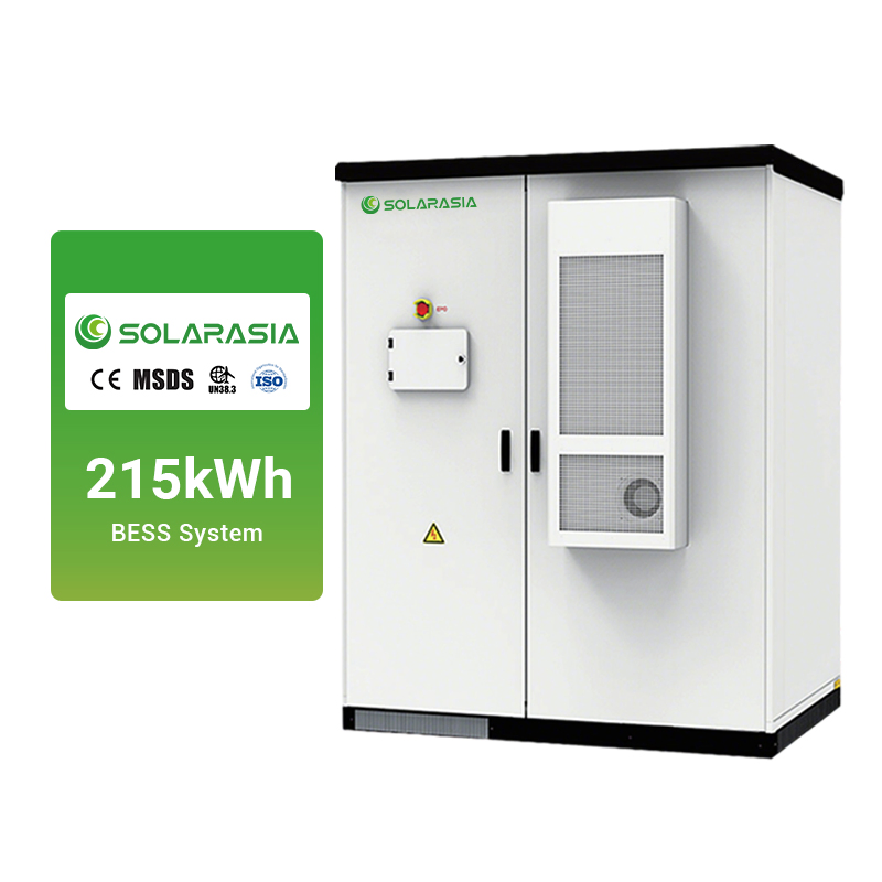 Solarasia 215kwh Outdoor Energy Storage System Containerized Bess for Commercial Industrial and Utility Scale Solar to Stabilize Power Grid