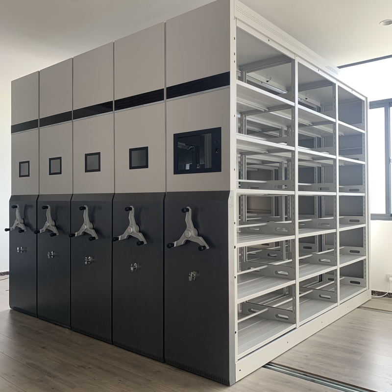 Storage Filing System Smart Movable Archive Galvanized Rack Mobile Compact Shelving Tracking System for Storage