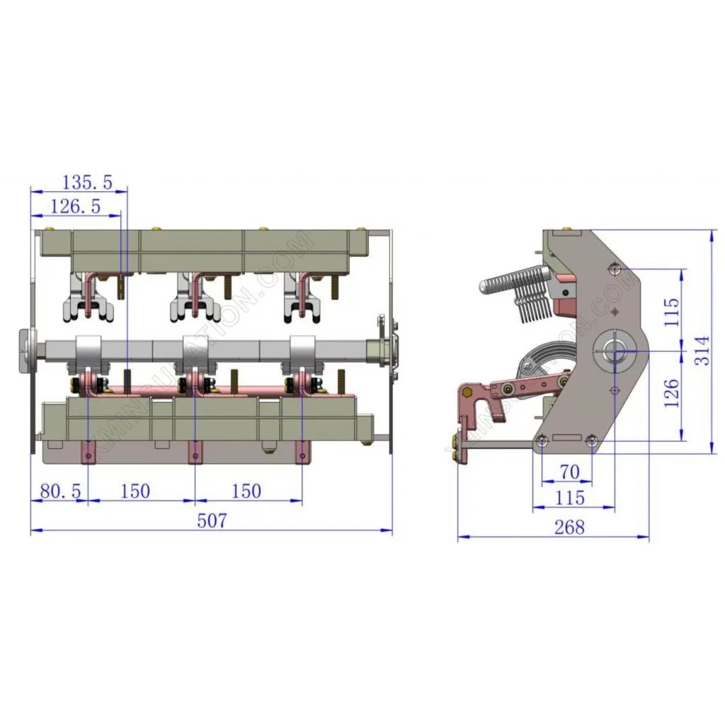 24kv-630A Sf6 Gas Insulated Switchgear (Type B) Gis Rmu