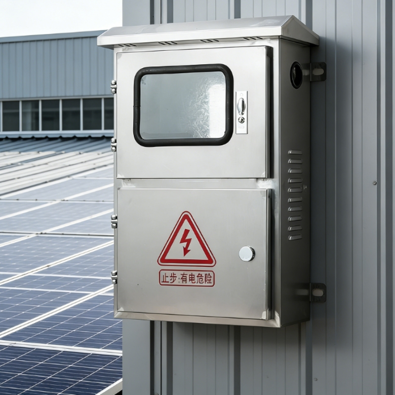 Modern Outdoor Stainless Steel Photovoltaic and Net Cage for Energy Storage with Sleek Design 500X750X180mm