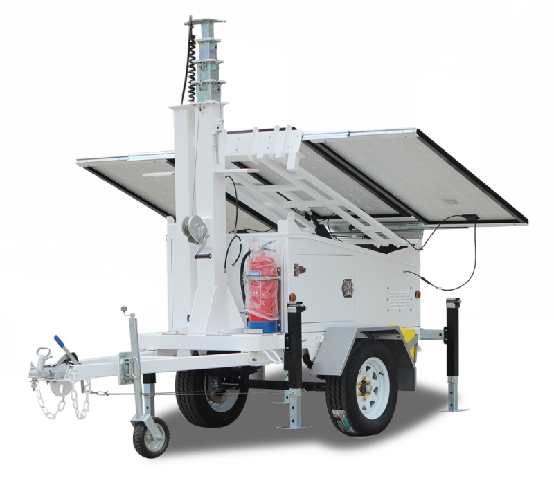 DC24/48V Wind Solar Generator Trailer System