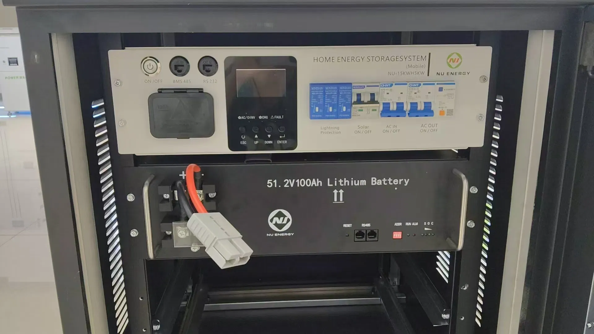 5kw All in One Residential Bess with 5kwh 10kwh 48V 51.2V LiFePO4 Battery Hybrid Solar Inverter for Home Energy Storage System