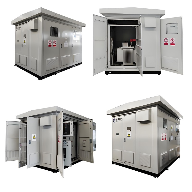 Customizable International Standards 315KVA 400KVA 630KVA 15KV 20KV 22KV 0.4KV Output Compact Substation For Distribution System