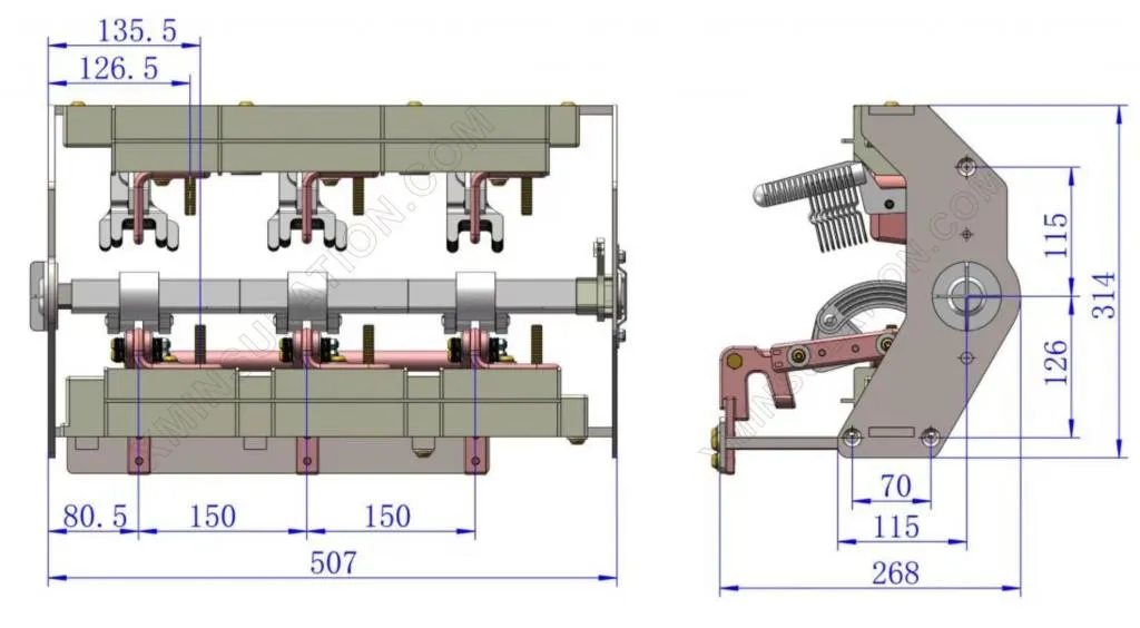 24kv-630A Sf6 Gas Insulated Switchgear (Type B) Gis Rmu