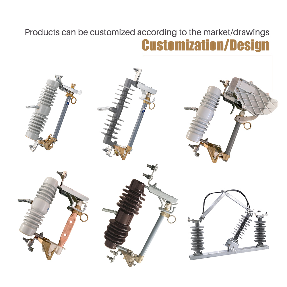 10KV,15KV,24KV,27KV,33KV,38KV IEC&amp;IEEE Standard Medium And High Voltage Dropout Fuse Cutout