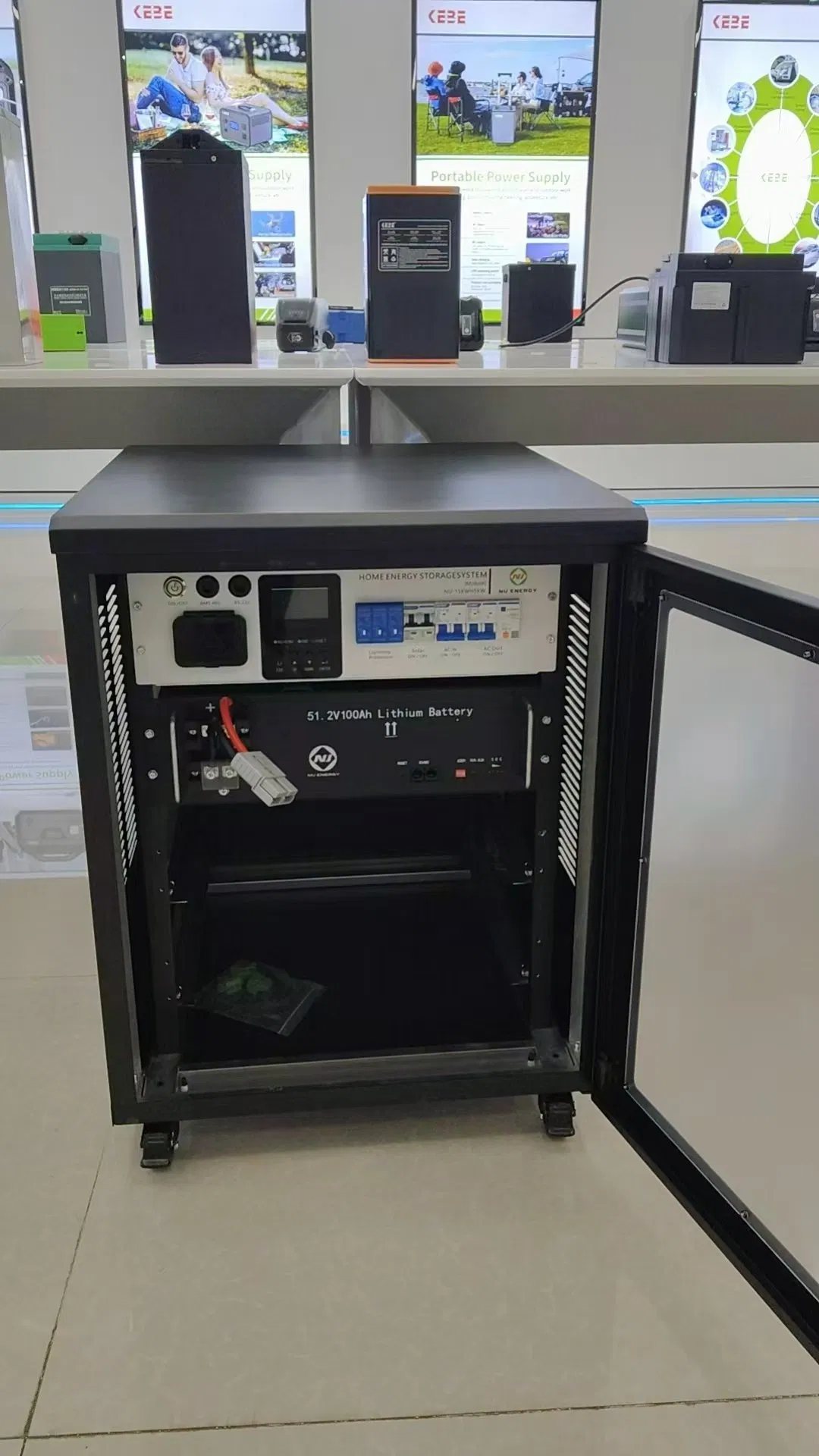 5kw All in One Residential Bess with 5kwh 10kwh 48V 51.2V LiFePO4 Battery Hybrid Solar Inverter for Home Energy Storage System