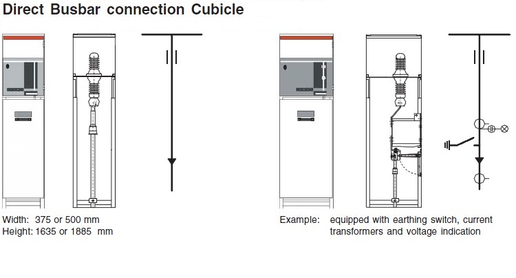 22kV Air Insulated Switchgear AIS Air Insulated SM6 with SF6 Load Break Switch Ring Main Unit