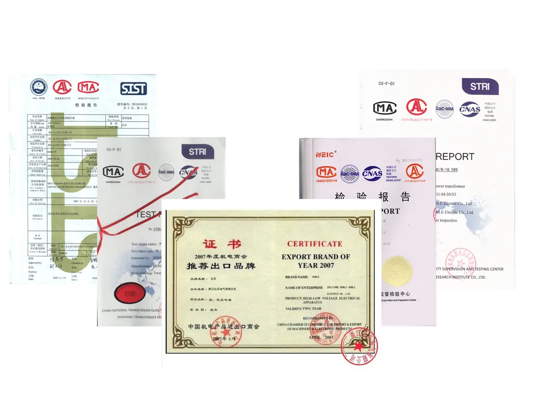 Product quality certification document 1