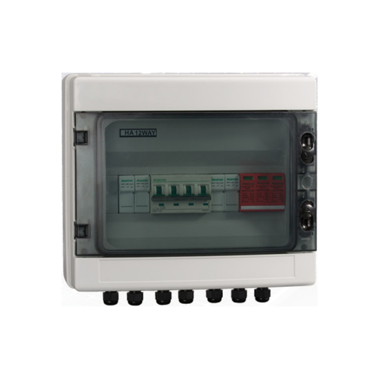 Low-voltage Power Supply Waterproof Circuit Breaker MCB Shell 4-way Distribution Box DC