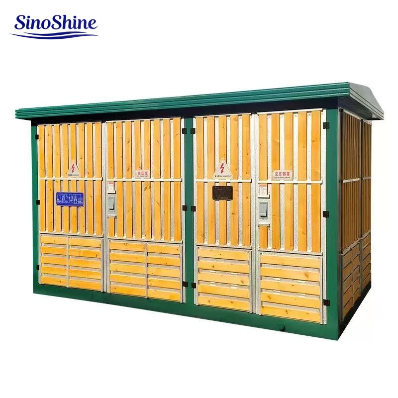 SinoShine Wind Turbine Step Up Box Transformer 10KV 1250KVA Three Phase Outdoor Compact Substation