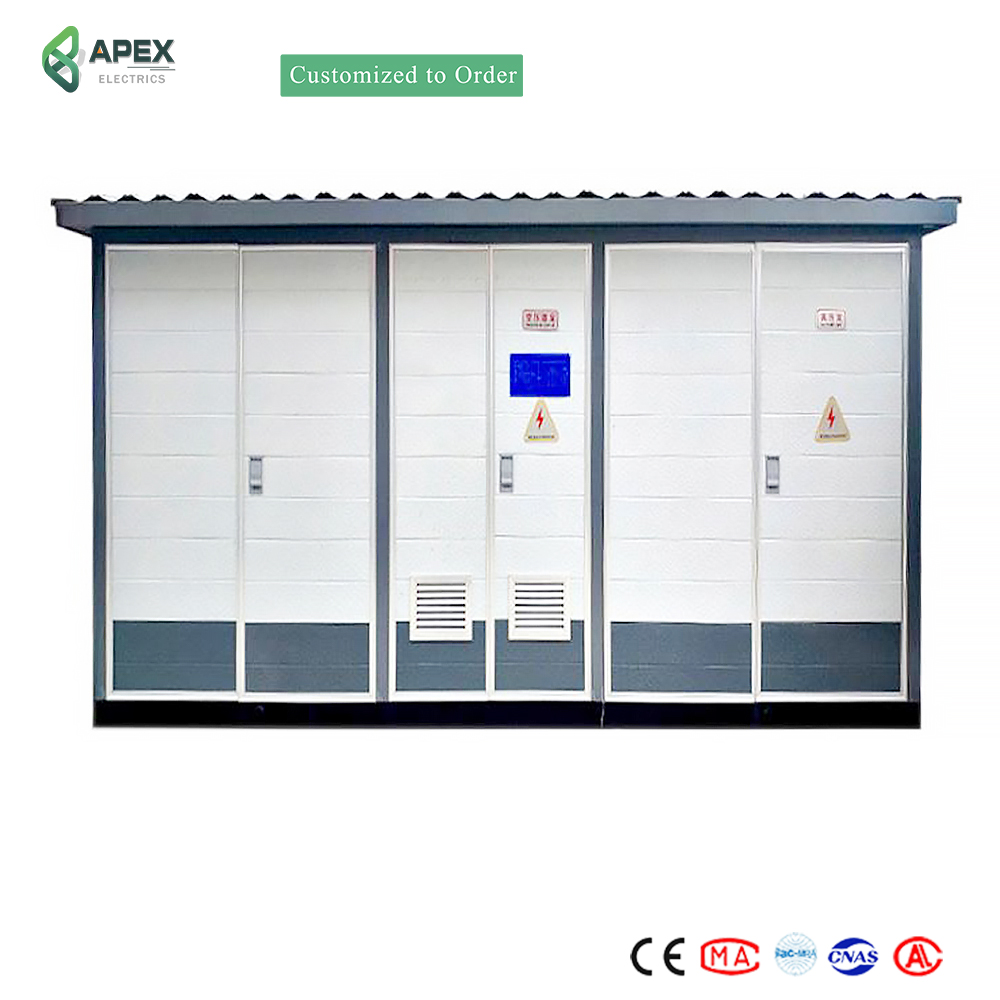 Solar Wind Power Step up Transformer Substation PV Grid Connected Prefabricated Unit for Belt and Road Energy Projects