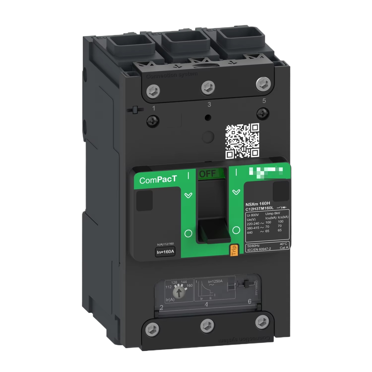 Schnei Electric NSXm F Compact Plastic Circuit Breaker (36 KA 415 VAC) 3P 3D 25 TMD Trip Unit Industrial &amp; Household Use