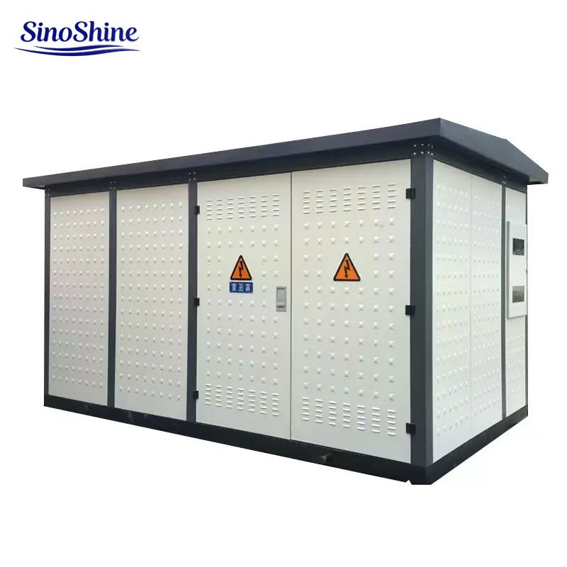 SinoShine Wind Turbine Step Up Box Transformer 10KV 1250KVA Three Phase Outdoor Compact Substation