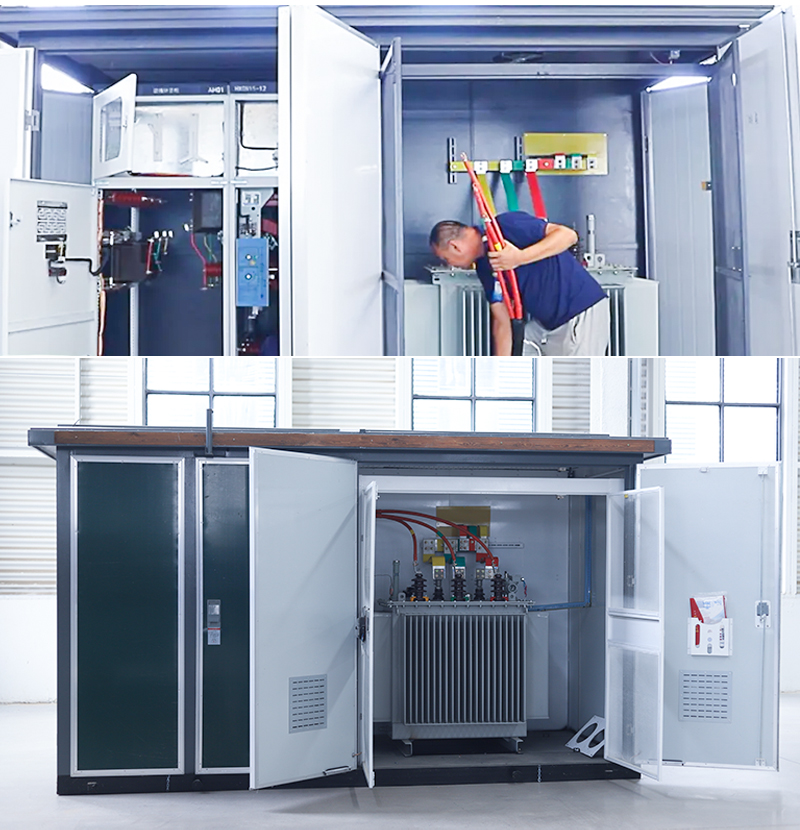 HENTG All-in-One Mobile Substation: Step-Up Transformer Integrated with Inverter for Wind &amp; Solar Energy