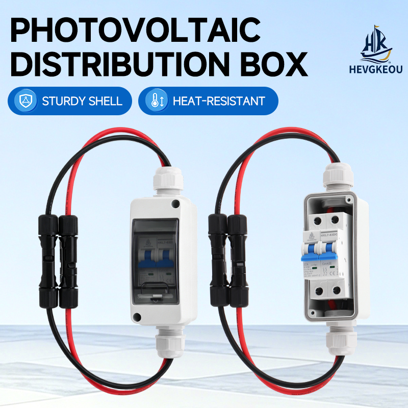 63A 600V DC Solar Disconnect Switch - IP65 Outdoor Isolator Box for PV System, Emergency Maintenance &amp; Safety Shutdown