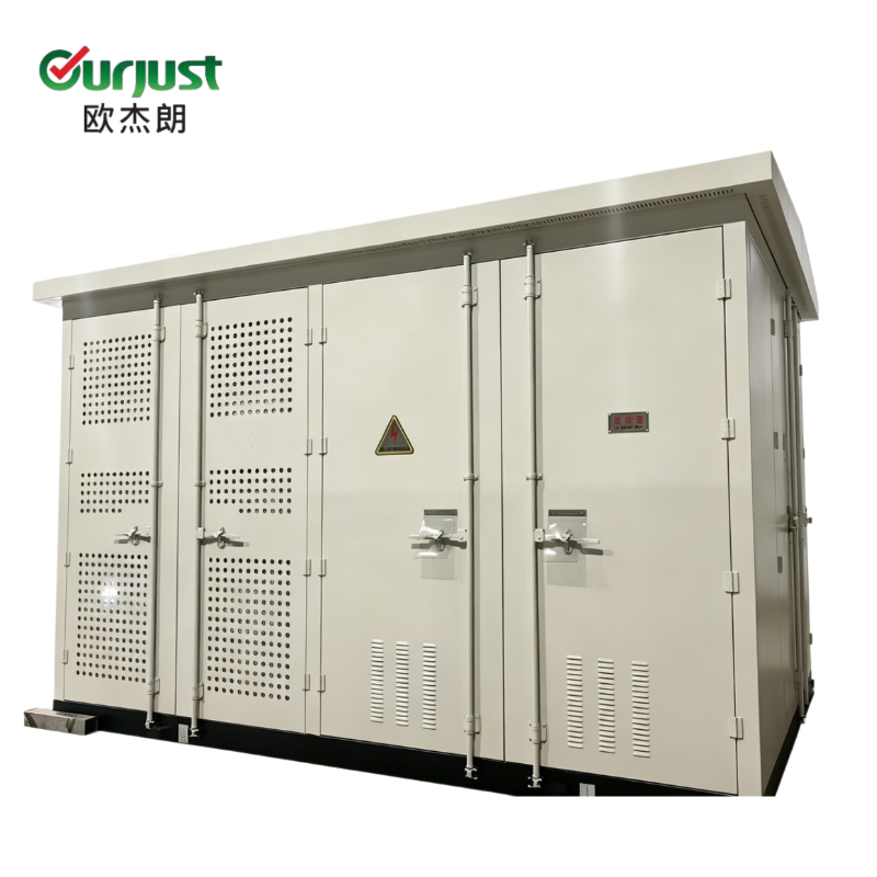 EV Charging Compact Substation 1600kVA Compact Prefabricated Substation 11kV 33kV to 400V 480V for Outdoor Installation