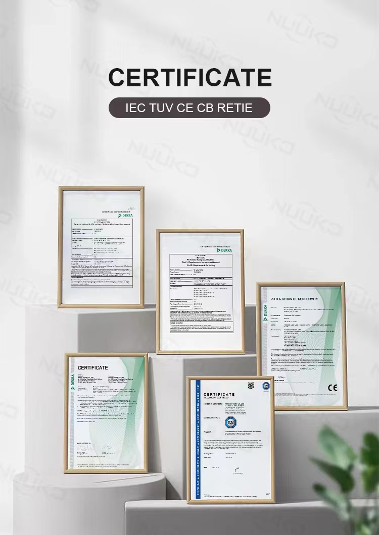 Solar Quality Certifications