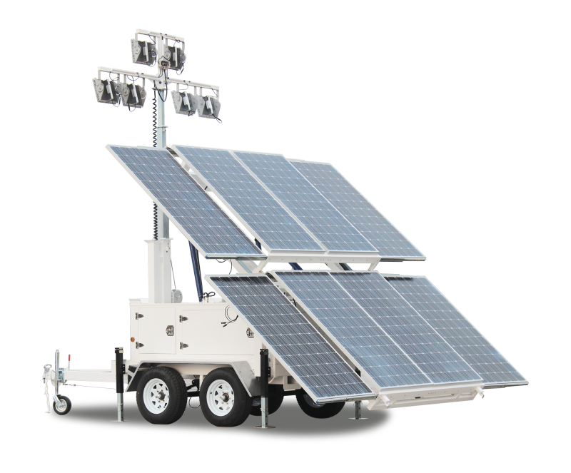 DC24/48V Wind Solar Generator Trailer System