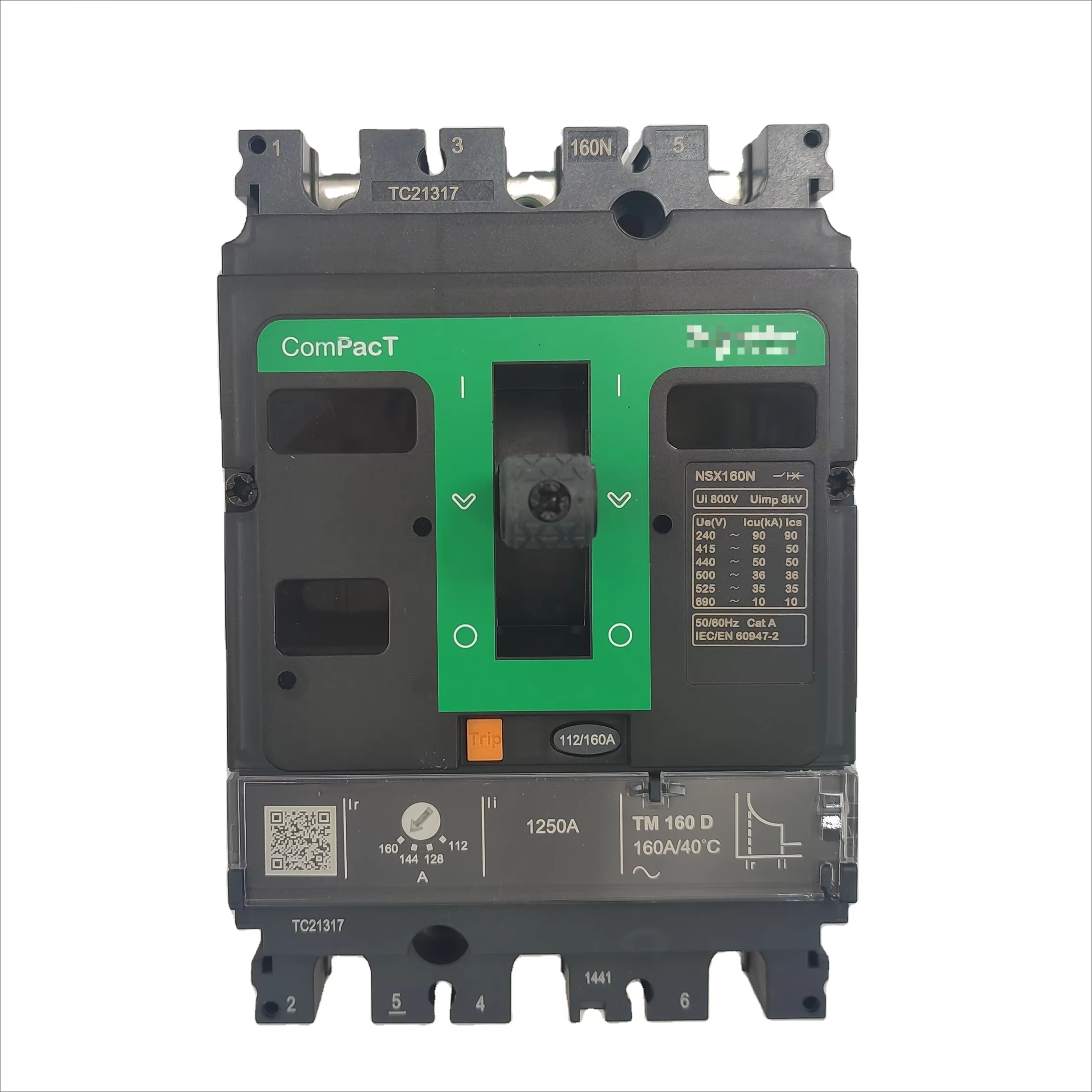 Schnei Electric NSXm F Compact Plastic Circuit Breaker (36 KA 415 VAC) 3P 3D 25 TMD Trip Unit Industrial &amp; Household Use