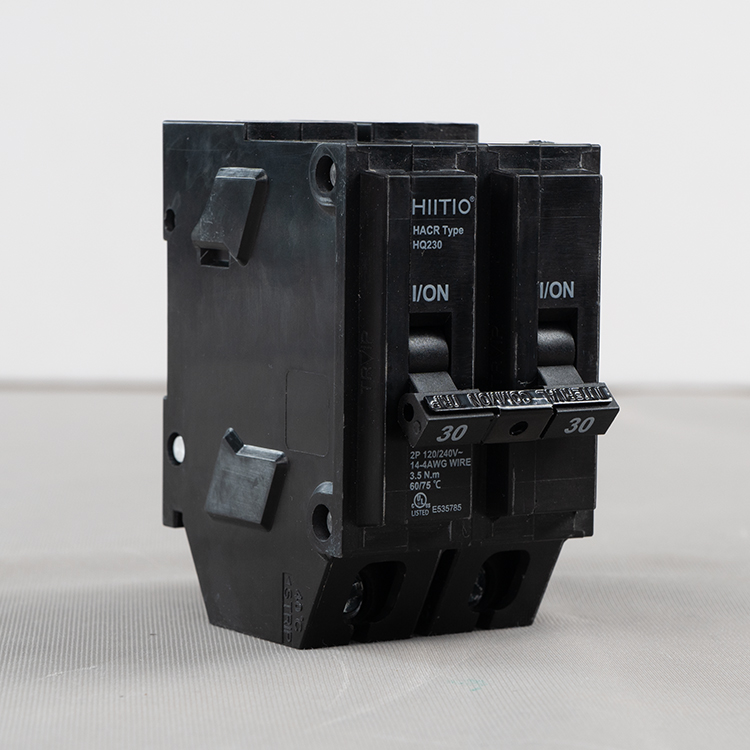 HIITIO HQ-60 UL Certificated Plug In Homeline Miniature Circuit Breakers 5-60A 10Ka Air 120/240V Mcb Circuit Breakers