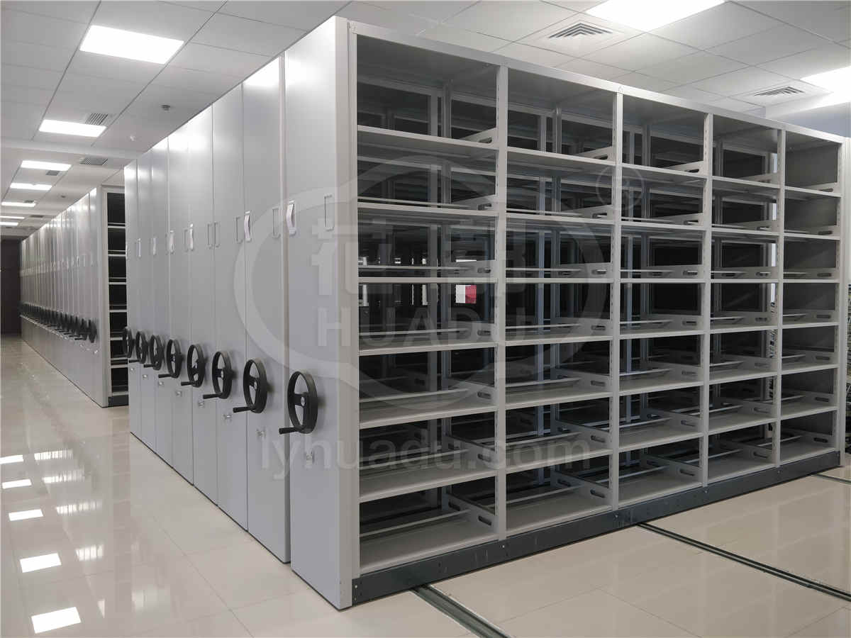 Storage Filing System Smart Movable Archive Galvanized Rack Mobile Compact Shelving Tracking System for Storage