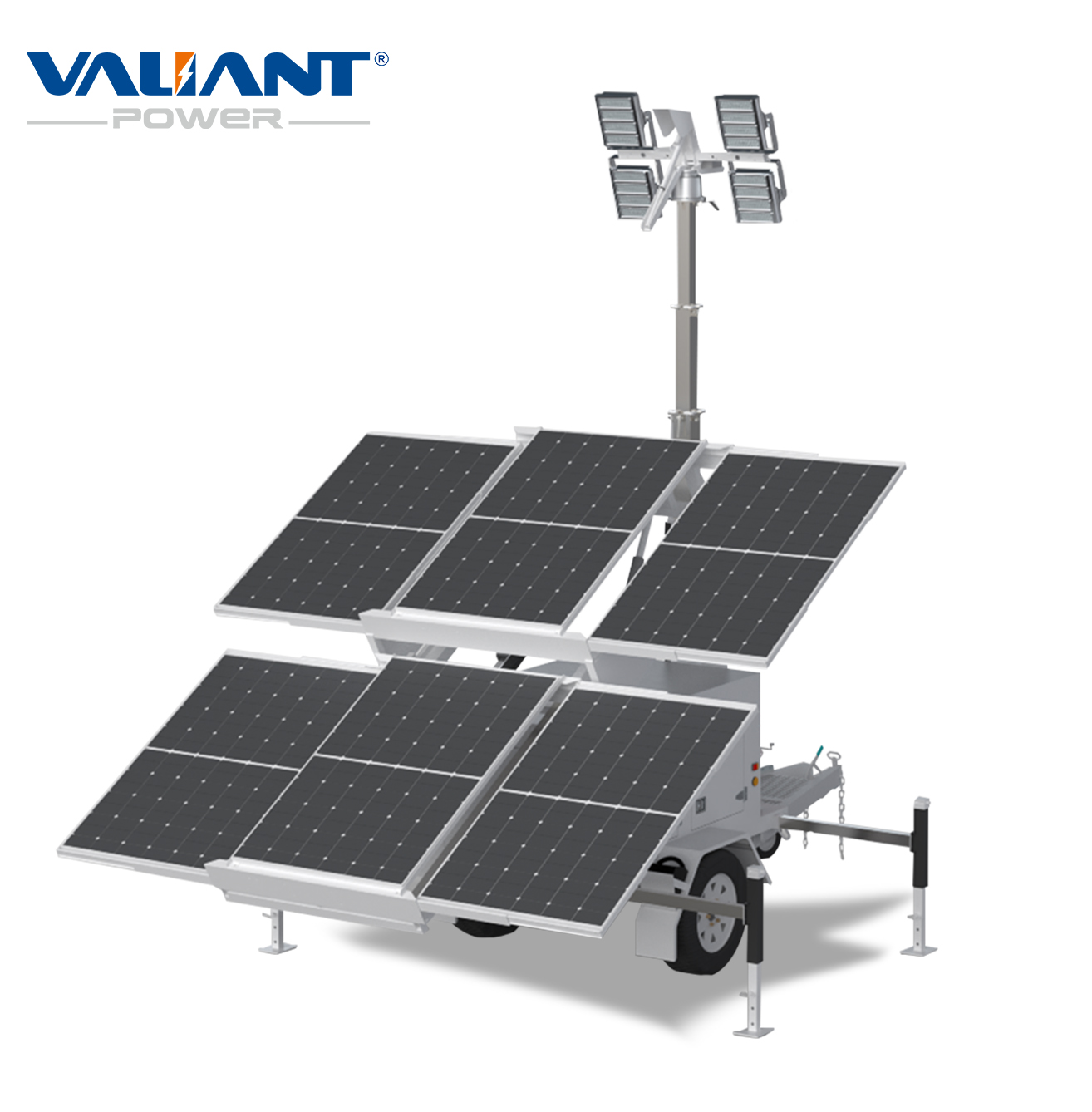 DC24/48V Wind Solar Generator Trailer System