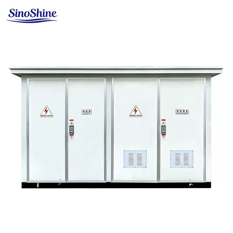 SinoShine Wind Turbine Step Up Box Transformer 10KV 1250KVA Three Phase Outdoor Compact Substation