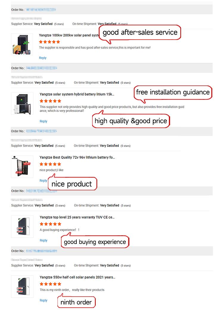 Customer Feedback Screenshot