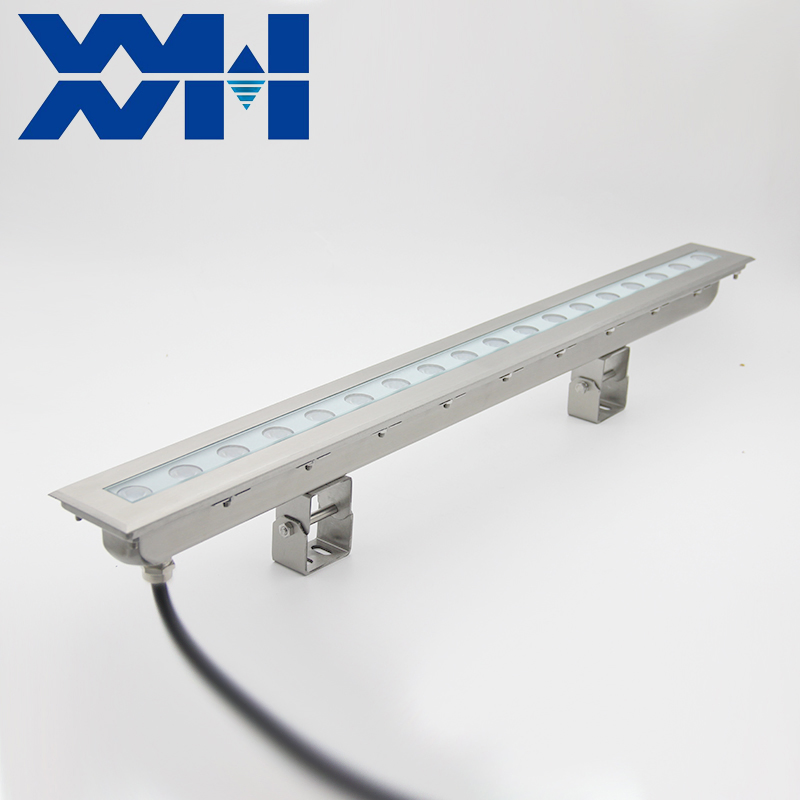 Outdoor Project IP68 Stainless Steel LED Wall Washers Water Resistant High Brightness RGB Color Optional for Hotel Building Facade