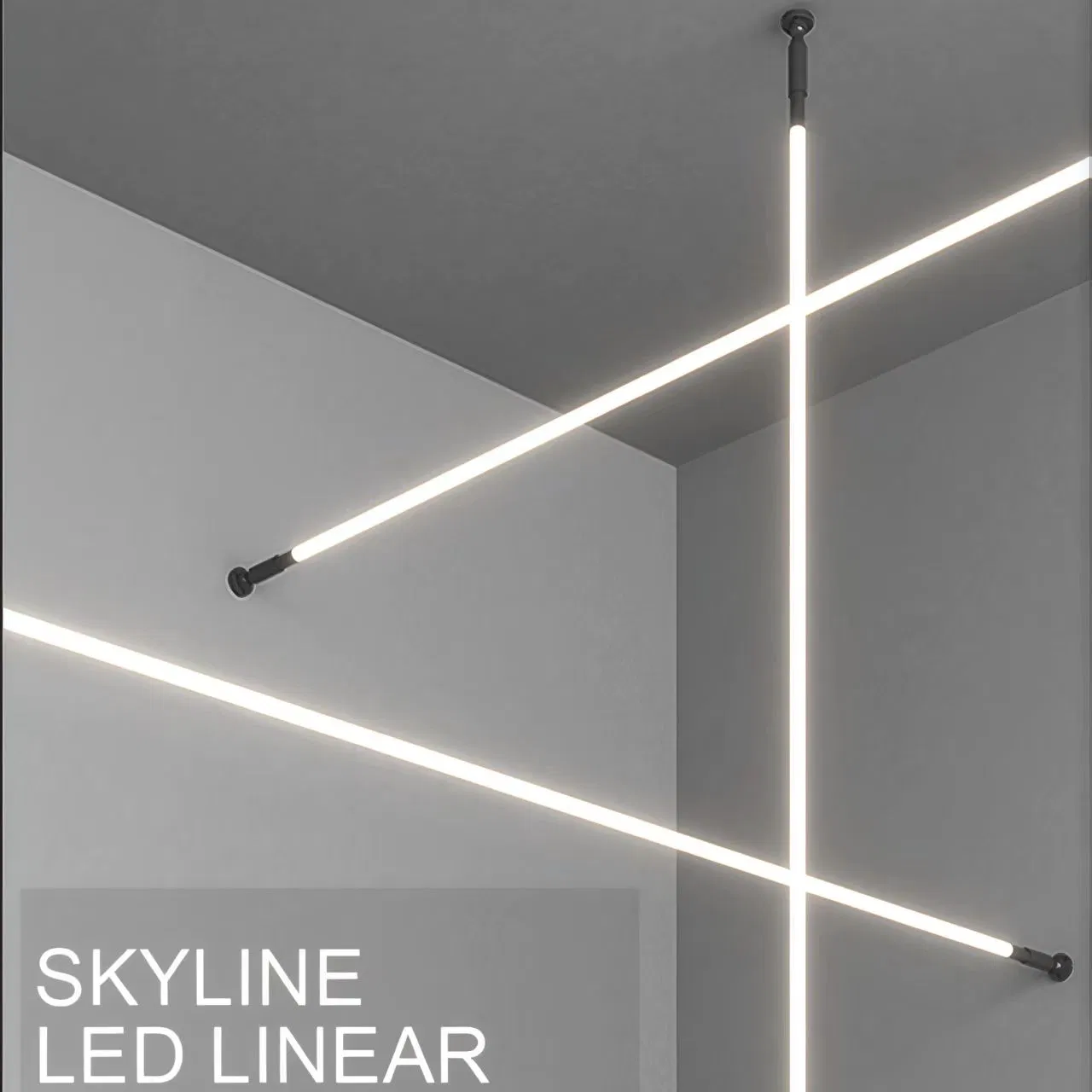 LED Aluminium Hanging Skyline Light for Home/Office Decoration LED Linear Light