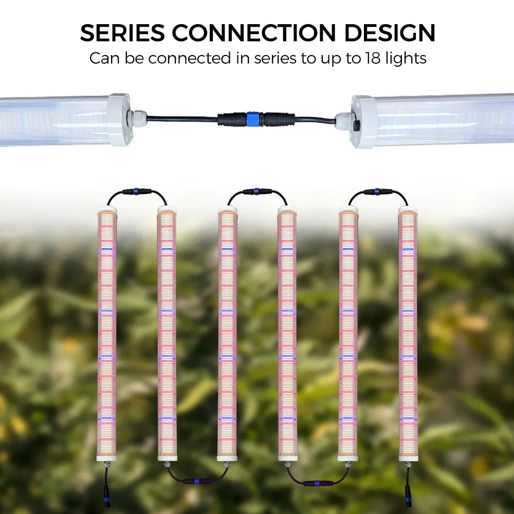0-10V Dimmable LED Under Canopy Grow Light, Uniform Light Linear Plant Light with No Flicker, Energy Saving