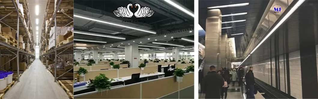 Factory Price Ra 90+ Plastic Retail Industrial IP40 Supermarket Warehouse Workshop Shopping Office cloth Shop LED Track Linear Light