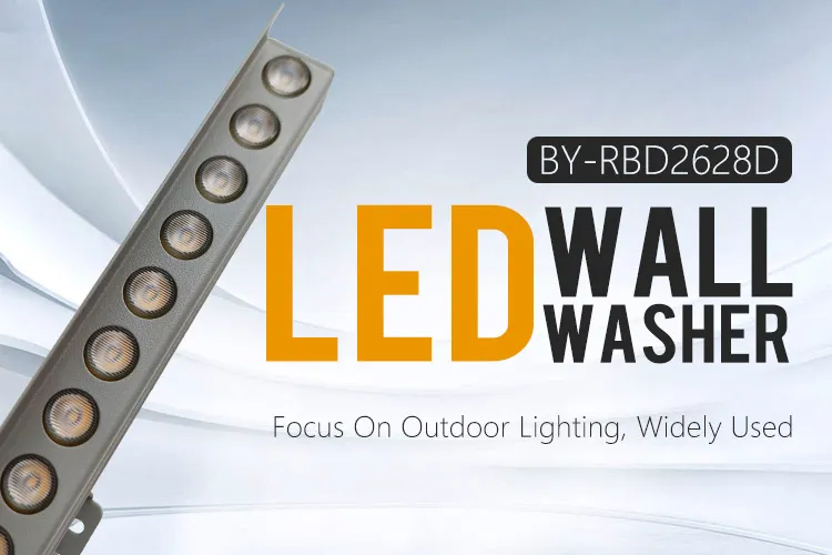 New Desiqn Building Decoration 0.5m Outdoor IP65 Waterproof Rqb 12W DMX LED Wall Washer