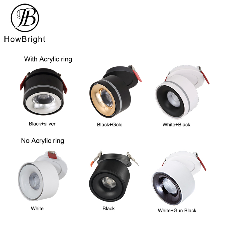 12W Aluminum Foldable LED Spotlight