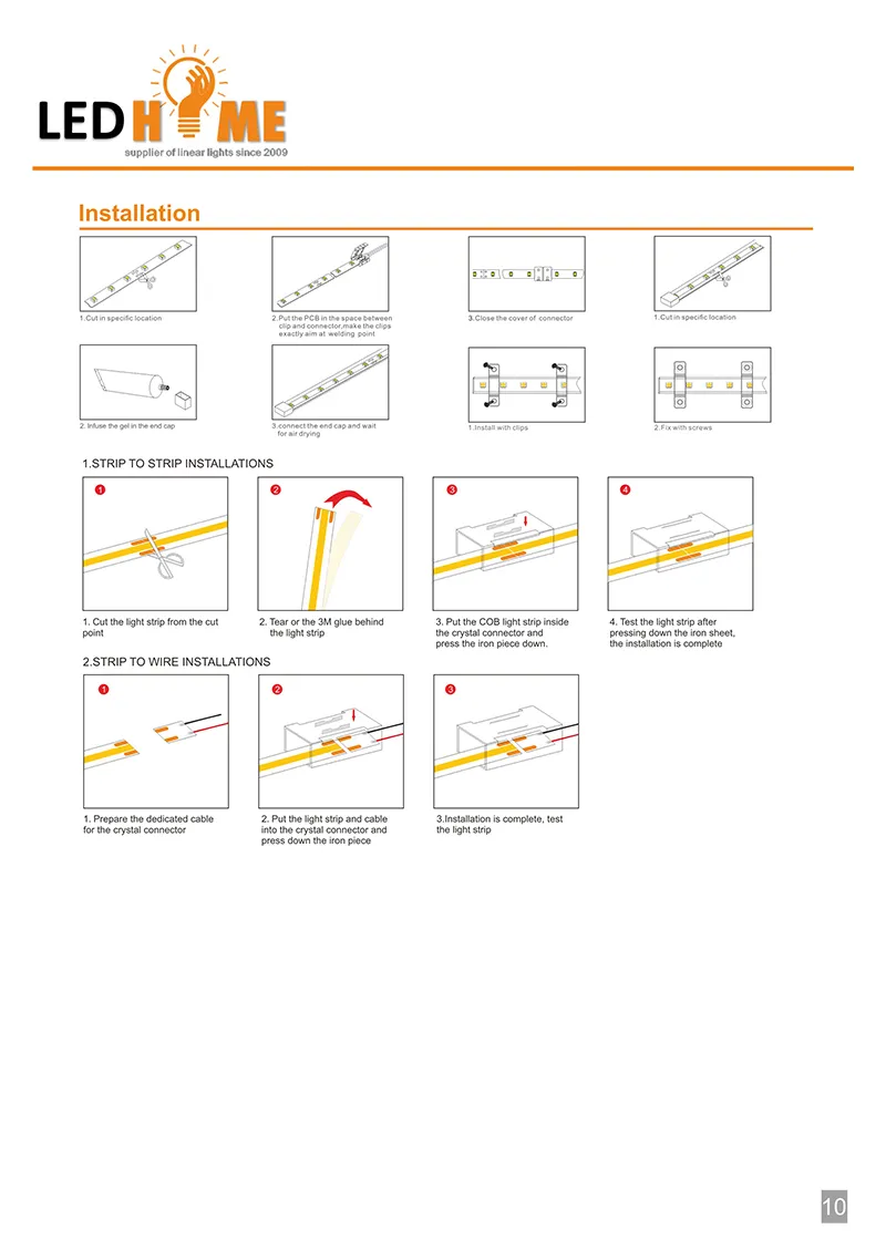 COB LED Strip Detail 8