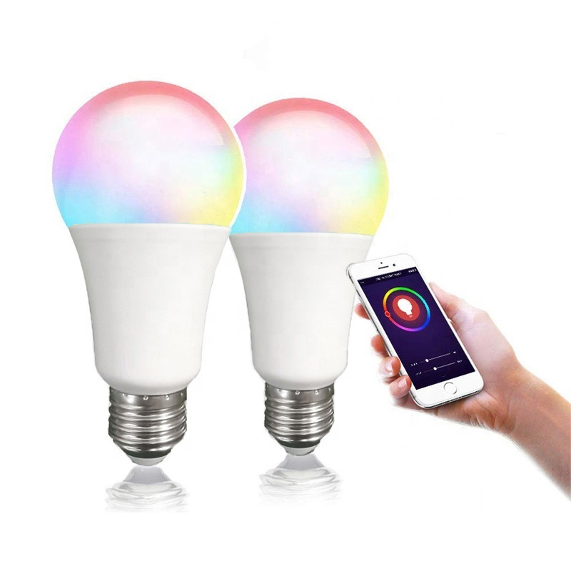 Smart RGB Dimming LED Bulb Control by APP