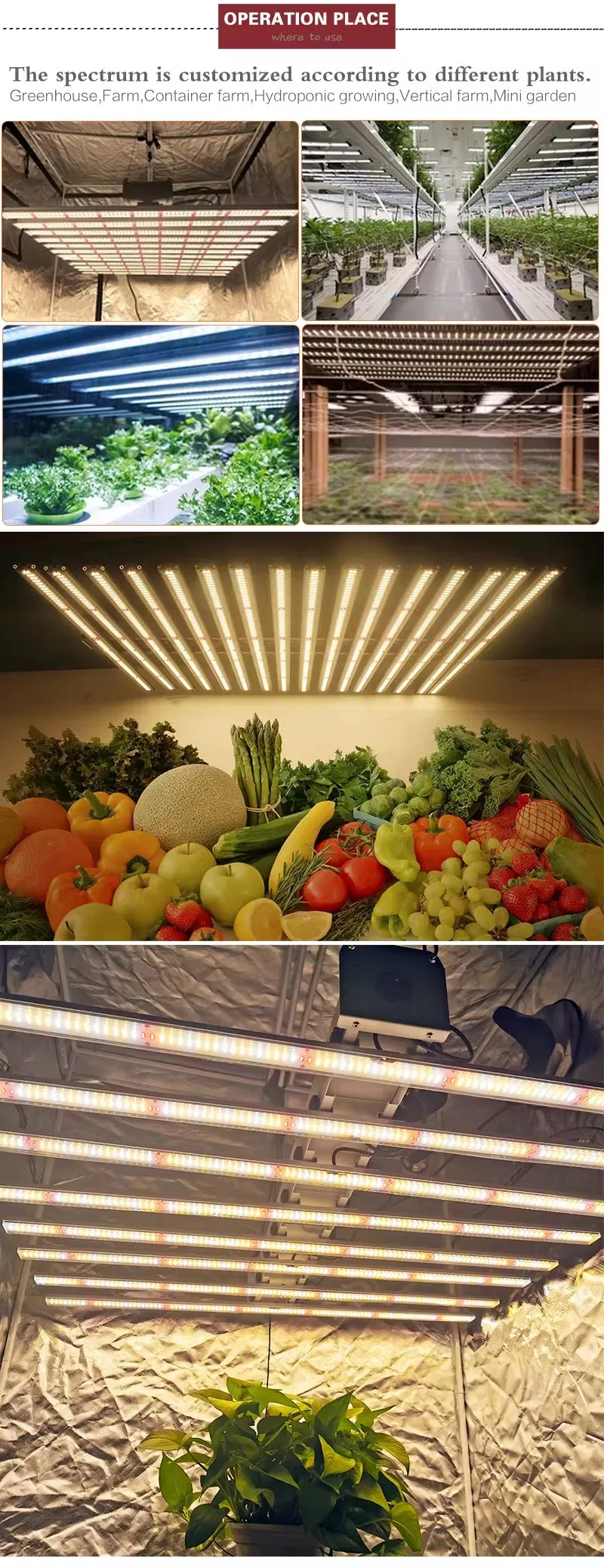 LED Grow Light Performance Specifications